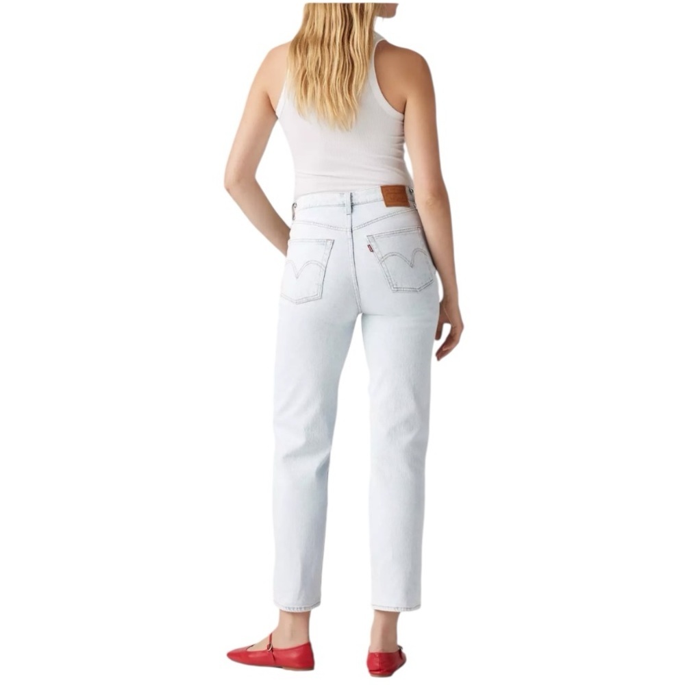 Levi’s Premium RIBCAGE STRAIGHT ANKLE WOMEN'S JEANS Stretch Light Wash SZ 32 NEW